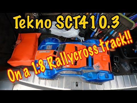 Tekno SCT410.3 at Northern Ireland’s Largest 1:8 RC Rallycross Track, how will it perform??
