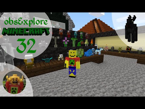 Jim Plays obsExplore Minecraft E32 - AoA Mob Trophies!