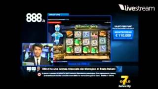 Fruela chiude un'altra puntata di 888 casinò su canale 7gold