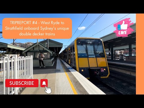 TRIPREPORT - West Ryde to Strathfield onboard Sydney’s unique Souble Decker Trains