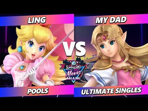 LMMM 2025 - Ling (Peach) Vs. My Dad (Zelda) Smash Ultimate - SSBU