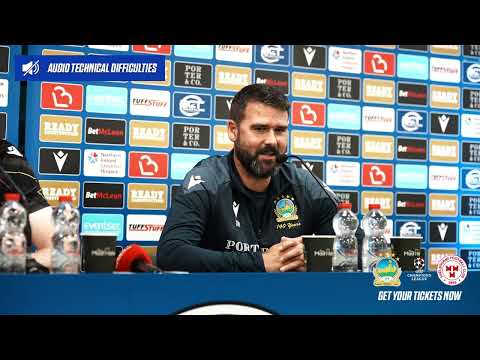 PRESS CONFERENCE | MD -1 | Linfield v Shelbourne