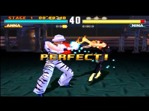 Tekken 3 Anna One Hit kills with Law Moves € Tekken 3 Secret 