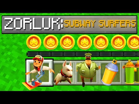 SUBWAY SURFERS ZORLUK SEVİYESİ - Minecraft