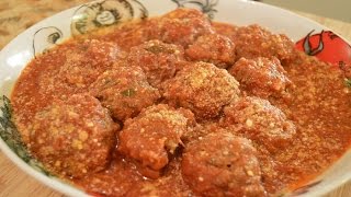 Stuffed Italian Style Meatballs