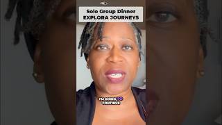 Cruise Life: Solo Group Dinners  #travel