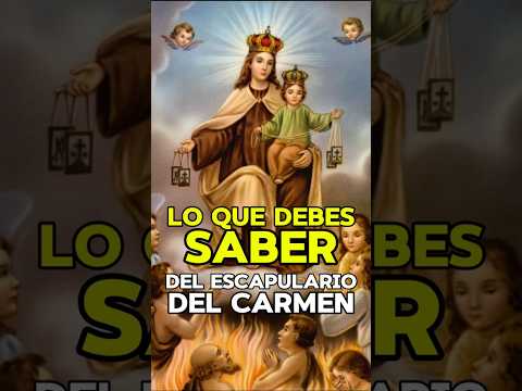 ESCAPULARIO del Carmen #escapulario #virgendelcarmen #tradiciones  #fe #faith #virgenmaria #devoción