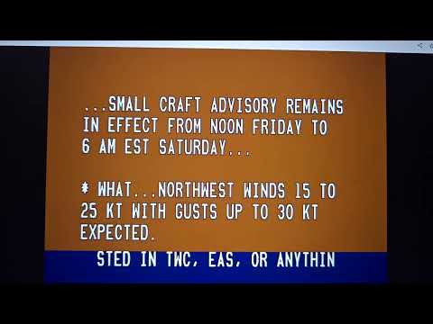 WeatherStar 3000 simulator (January 22, 2026)