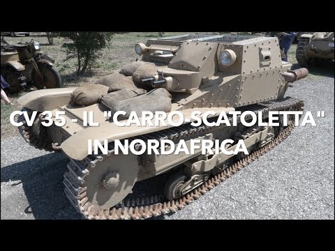 CV 35, carro-scatoletta italiano fino a vigilia di El Alamein in Nordafrica (Subtitles in English)