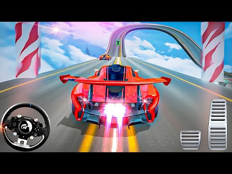 Mega Ramp car stunts racing & crazy car driving and enjoy GT racing stunts car games