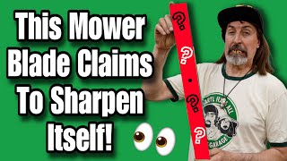 Does This Odd Mower Blade Actually Sharpen Itself? Let