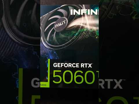 GEFORCE RTX 5060 Ti 16GB INFINITY PALIT Unboxing