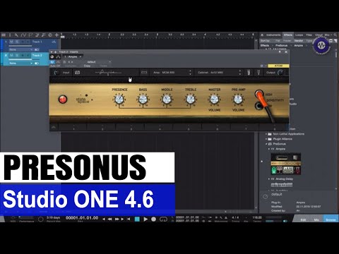 Presonus Studio One  4.6 Quick Look