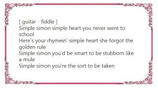 Hank Thompson - Simple Simon Simple Heart Lyrics