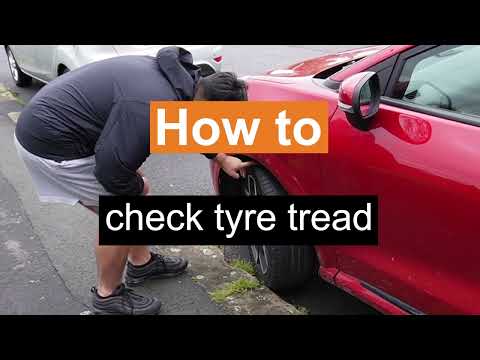How to check car tyre tread