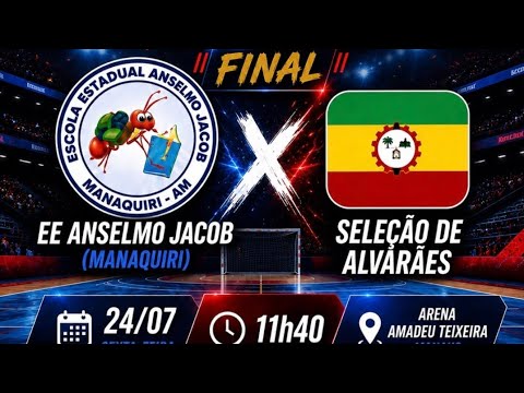 AO VIVO | FINAL JUVENIL - MANAQUIRI X ALVARÃES - Jeas Juvenil 2026