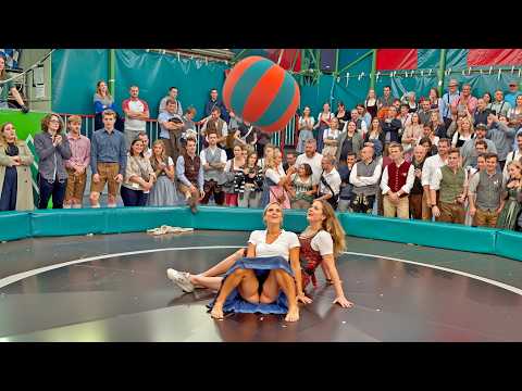 Oktoberfest-Herausforderung – Highlights. Lustiges Teufelsrad