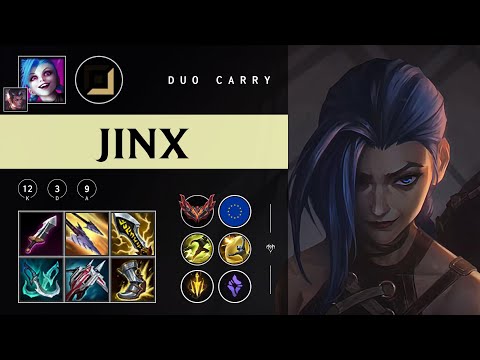 Jinx ADC vs Zeri - EUW Grandmaster Patch 25.24