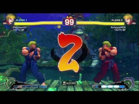 Playerjun52 [Ken] vs KichijyojiKEN [Ken] 1/2 SSF4 Japanese Online Ranked Matches - TRUE-HD