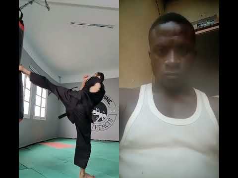 stopping kick and follow up with side kick,#thunderlight #selfdifence #martialarts
