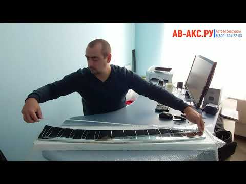 Видеообзор накладки на задний бампер Nissan Terrano с 2014 по 2022