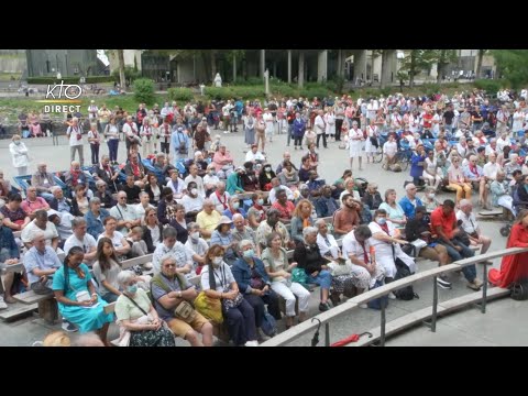 Chapelet du 25 juillet 2022 à Lourdes