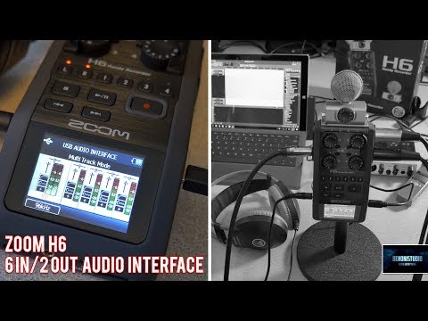 ZOOM H6 | USE AS AN AUDIO INTERFACE [6in/2out]
