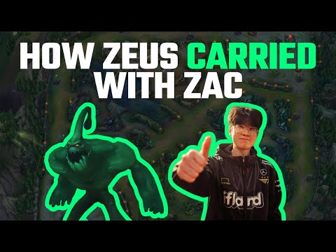 HOW ZEUS CARRIED WITH ZAC | T1 Zeus Zac Top Review