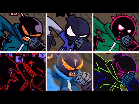 Friday Night Funkin' - Overhead but everytime it's Whitty turn a Different Skin mod is used