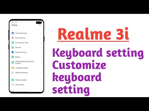 Realme 3i , Keyboard setting Custmize keyboard setting tips and tricks
