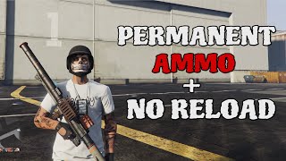 NEW HOW TO KEEP UNLIMITED AMMO & NO RELOAD GLITCH GTA 5 ONLINE !!#gta5 #gta5online