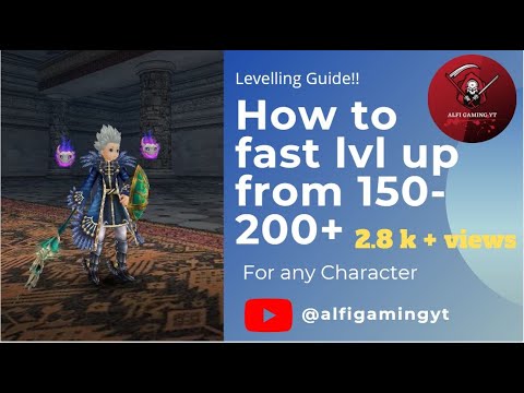 Toram Online। How to level up fast 150 - 200+। Toram leveling guide