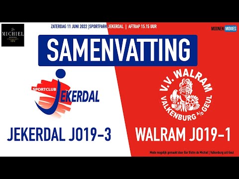 Samenvatting kampioenswedstrijd voor Walram JO19 tegen SC Jekerdal JO19 11-06-2022