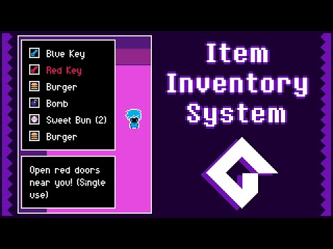 Full Item and Item Inventory System in GMS2!