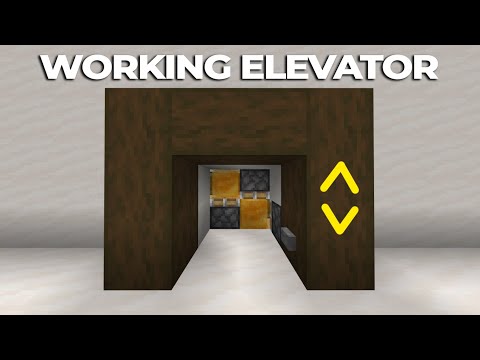 How to Make Elevator In Minecraft Bedrock 1.20