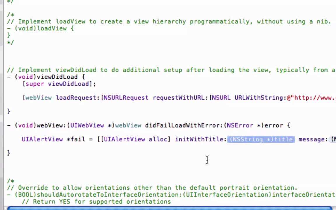 How to display an error if the webview didn't load.