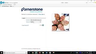 CHI Cornerstone Training Series- Logging in the First Time