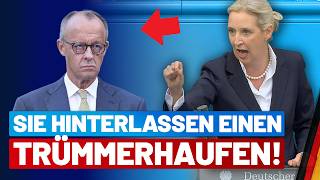 Alice Weidel furious! 😳 Our parliamentary group leader tears into Merz! - AfD Parliamentary Group