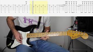 Deep Purple - Strange Kind of Woman MIJ guitar break guitar lesson