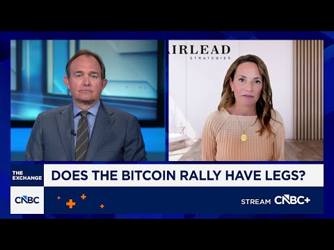 Bitcoin is not overbought but isn't oversold anymore, says Fairlead Strategies' Katie Stockton