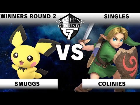Smashing Grounds 7 -Smugs (Pichu) Vs. Colinies (Young Link) -Winner Round 2- SSBU