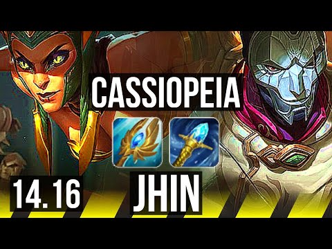 CASSIOPEIA & Seraphine vs JHIN & Senna (ADC) | Rank 3 Cassio, 65% winrate | NA Challenger | 14.16