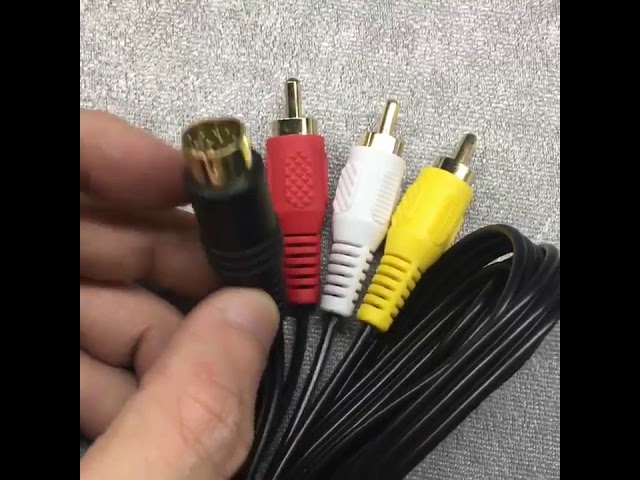 Vídeo relacionado con Gam3Gear S AV S-Video Cable de audio RCA de video para Sega Dreamcast