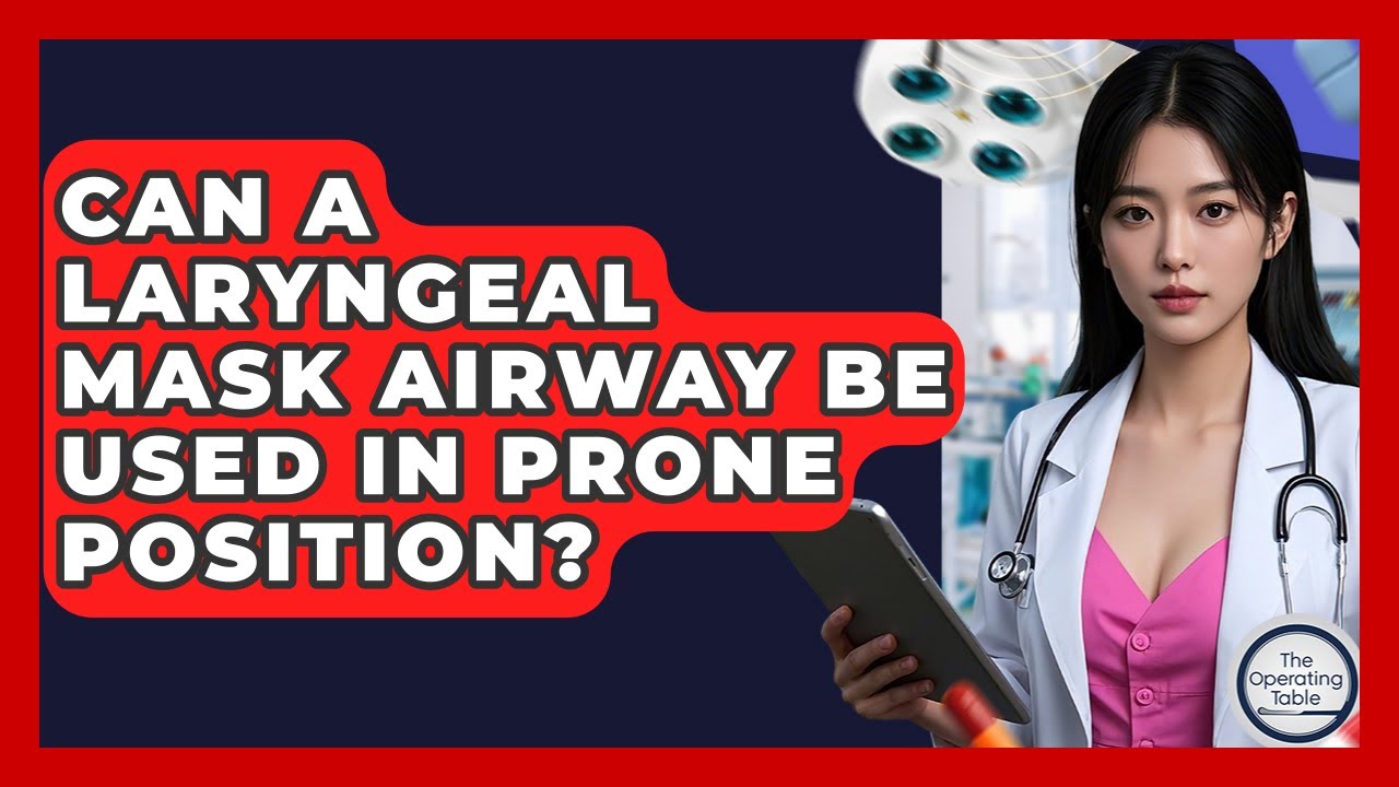 Can A Laryngeal Mask Airway Be Used In Prone Position? - The Operating Table