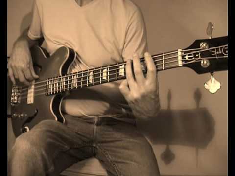 The Stray Cats - Runaway Boys - Bass Cover
