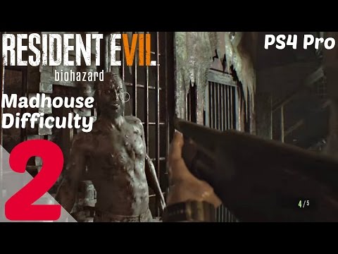 RESIDENT EVIL 7 - Hard Difficulty Gameplay Walkthrough Part 2 - Jack Baker Boss Fight l PS4 Pro