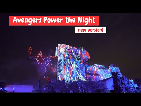 🎆 [4K] Avengers: Power the Night [500 drones] Disneyland Paris