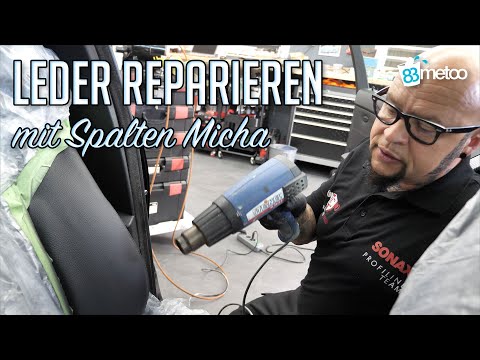 Autoleder Reparatur und färben mit Micha Marx | Lederzentrum