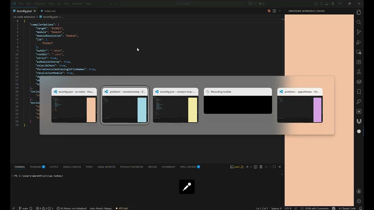 VS Code Kingfisher Demo
