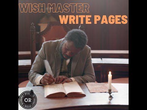 WISH MASTER - Write Pages | Official video (prod by Van Dam)
